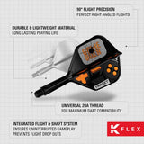 "Target" K Flex Dart Flights - Game Over -  Shape No.6