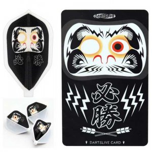 Fit Flight(Shape) Black Daruma theme DARTSLIVE card special pack limited edition