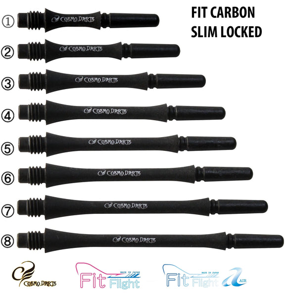 FIT Shaft Carbon Slim Lock/Spin [Carbon Black]