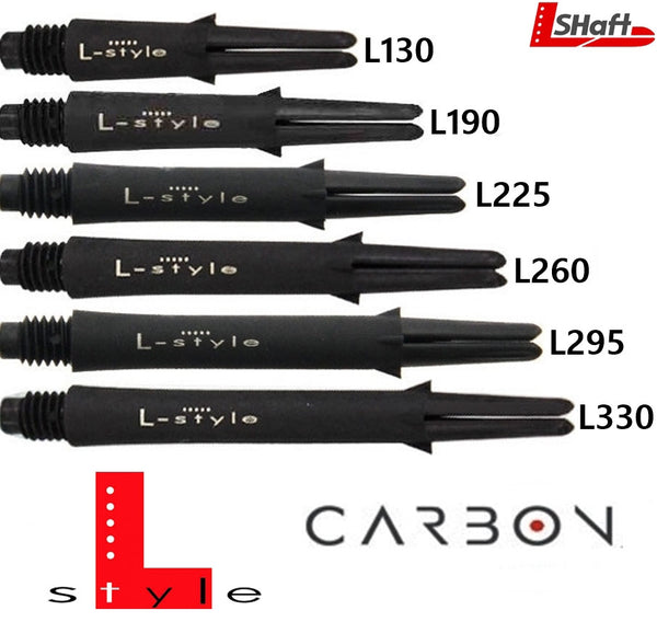 Aste Per Freccette L-Style Carbon Premium Lock Shaft - 3 Pezzi, Anime In Metallo, Finitura Opaca, Con Anelli Champagne In Metallo Oro Rosa - 4