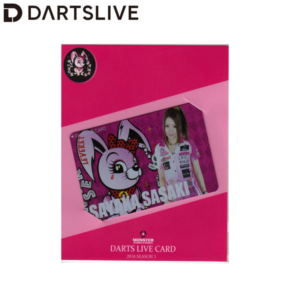 DARTSLIVE CARD -SAYAKA SASAKI - 2018 SEASON 1- [Darts Live Card]