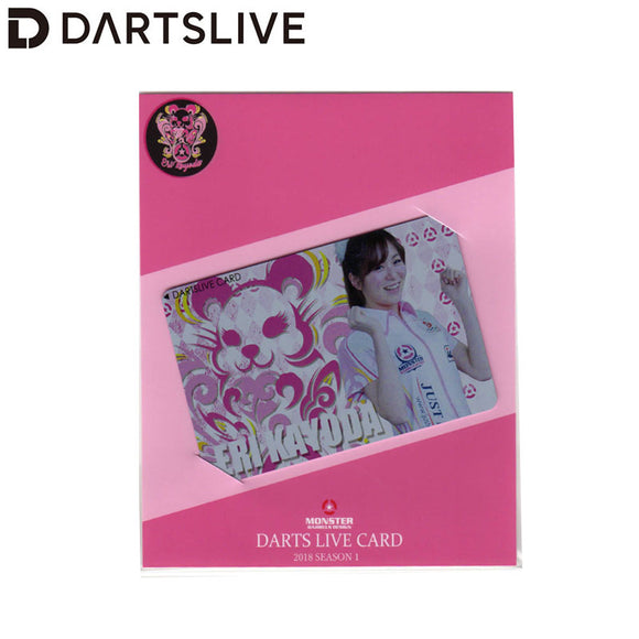DARTSLIVE CARD -ERI KAYODA- 2018 SEASON 1- [Darts Live Card]